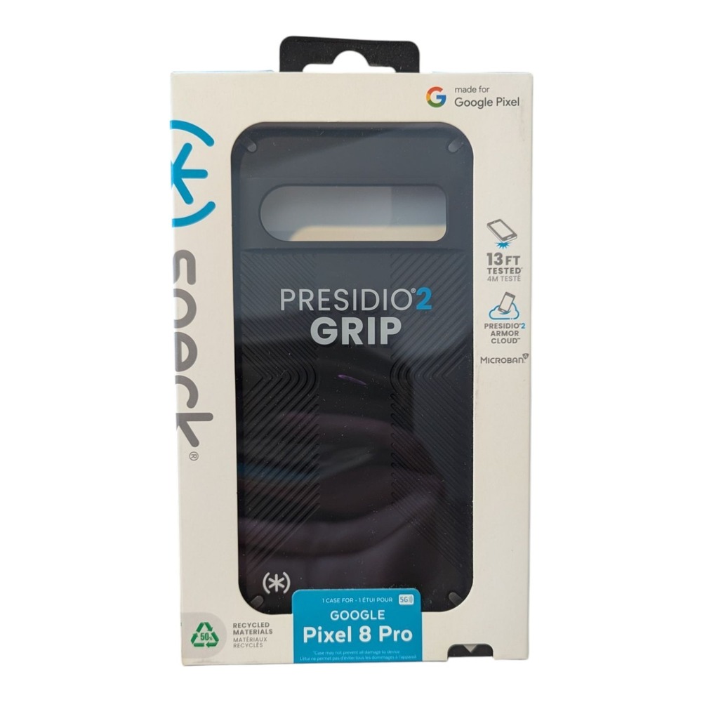 Bb. Speck Presidio2 Grip‎ Case For Google Pixel 8 Pro - Black